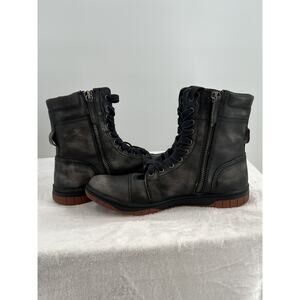 Diesel Boots (Basket Butch Zippy) sz 9.5 Leather Upper - Barely Used Excellent!